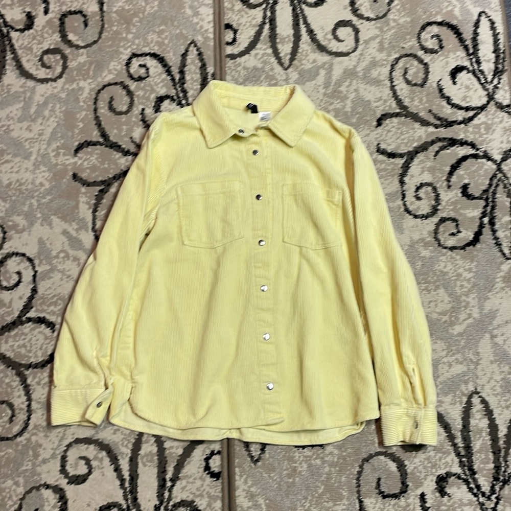 Yellow corduroy jacket